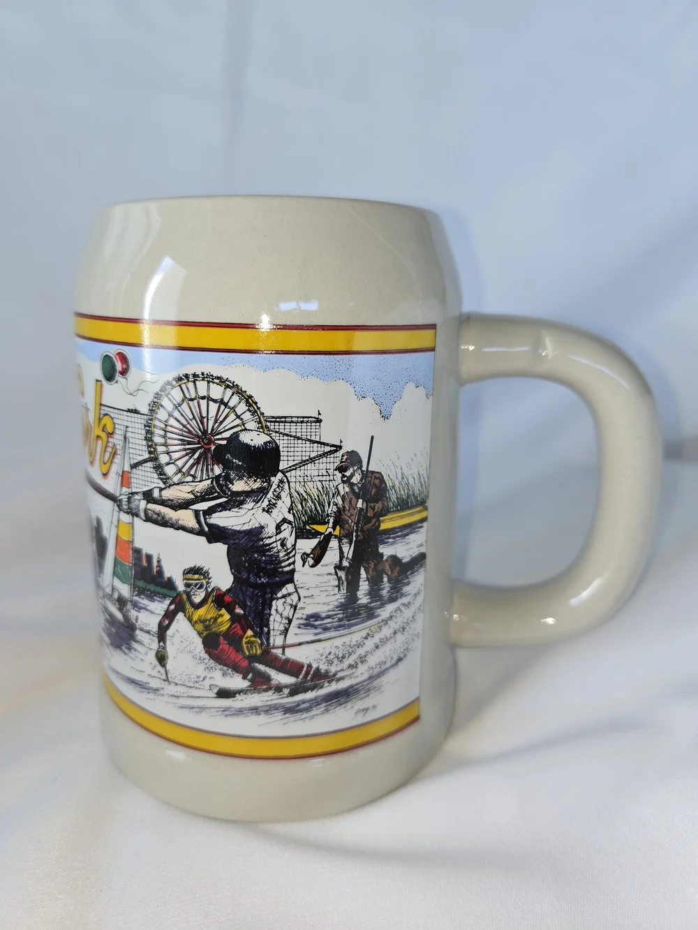 Budweiser New York 1992 Beer Stein Mug West Germany Limited Edition Promo Item
